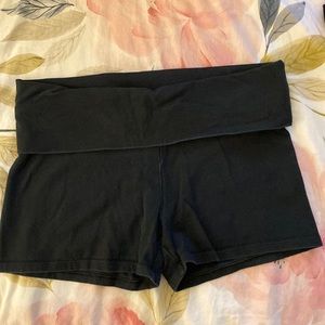 VS PINK Fold-over Yoga Short